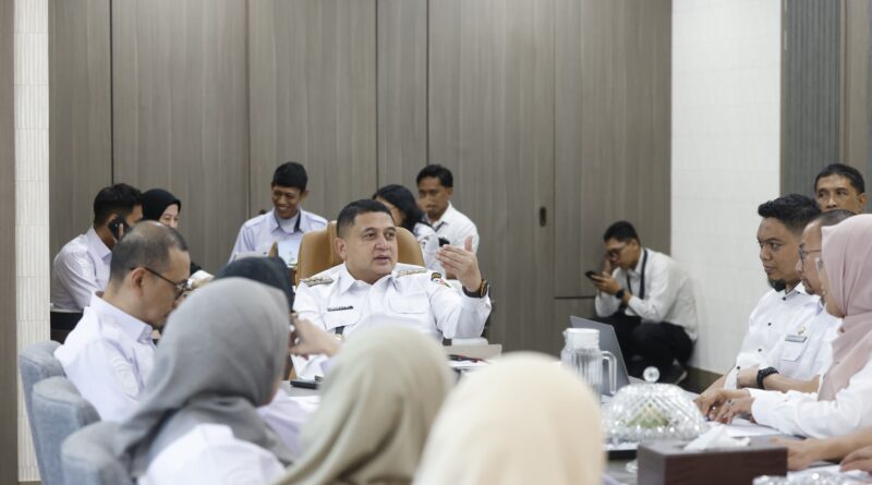 Rapat koordinasi bersama Badan Pertanahan Nasional (BPN).