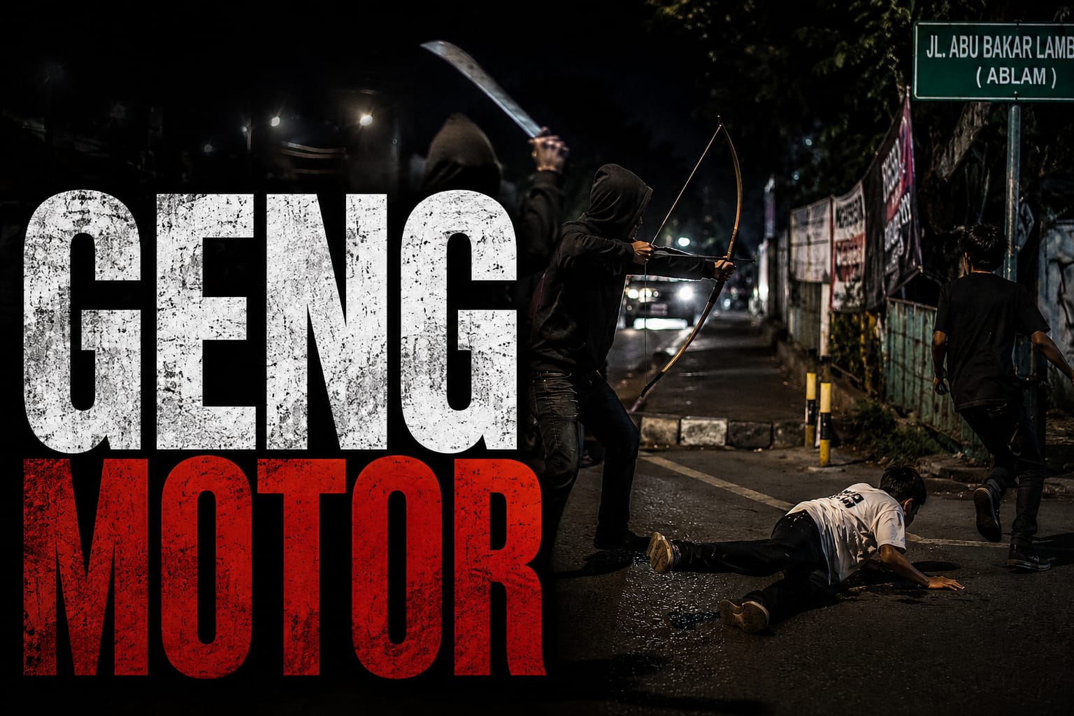 Geng Motor Bersenjata Serang Remaja di Jalan Ablam Makassar, Bocah 13 Tahun Luka Tebas