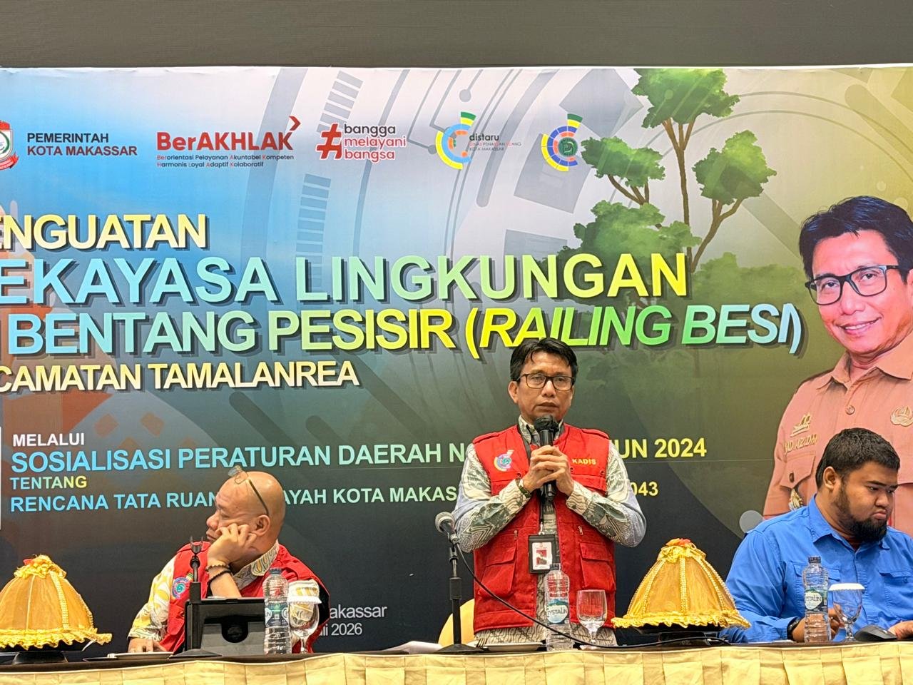 Distaru Makassar Luncurkan “Railing Besi”: Pengawasan Tata Ruang Berbasis Drone, WebGIS, dan Relawan Warga